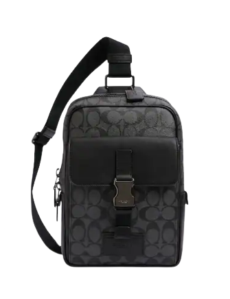 Coach Track Pack In Signature Canvas