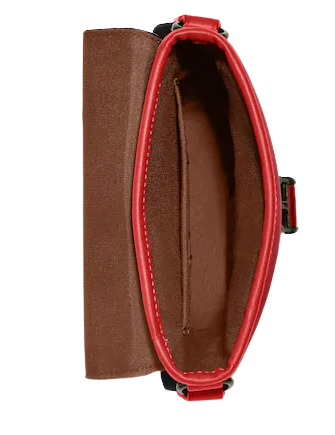 Coach Track Small Flap Crossbody With Quilting