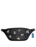 Coach Warren Belt Bag In Signature Canvas With Creature Print