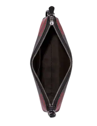 Coach Zip Top Crossbody With Buffalo Plaid Print