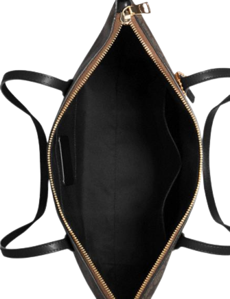 Coach Zip Top Tote In Signature Canvas