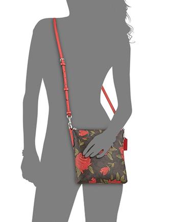 Coach Camo Rose Signature Crossbody