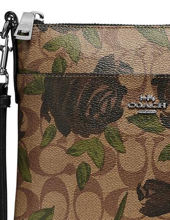 Coach Camo Rose Signature Crossbody