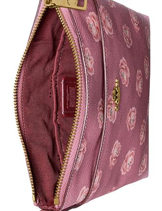 Coach Rose Print Messenger Crossbody