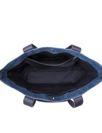 Coach Denim Tote With Horse and Carriage