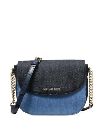 Michael Michael Kors Denim Half Dome Crossbody