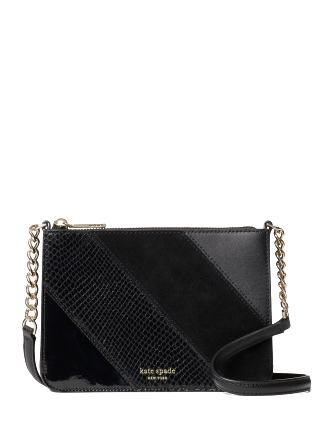Kate Spade New York Eva Mixed Material Chain Crossbody