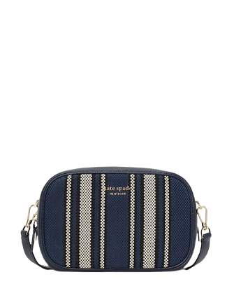 Kate Spade New York Astrid Canvas Stripe Medium Crossbody