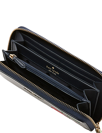 Kate Spade New York Bing Large Striped Cherry Continental Wallet
