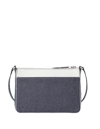 Kate Spade New York Cameron Denim Colorblock Medium Top Zip Crossbody