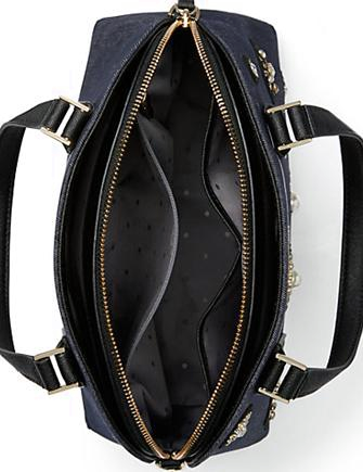 Kate Spade New York Cameron Street Embellished Denim Lottie Satchel
