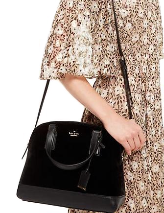 Kate Spade New York Cameron Street Velvet Lottie Satchel