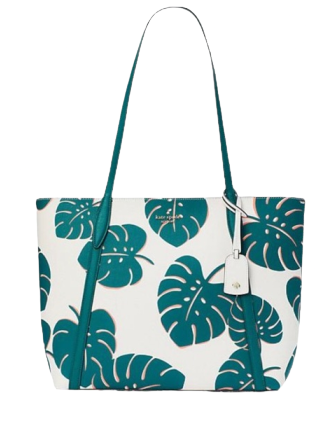 Kate Spade New York Cara Monstera Leaves Large Tote