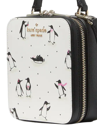 Kate Spade New York Daisy Vanity Penguin Crossbody