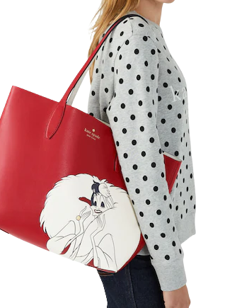 Kate Spade New York Disney X Kate Spade New York Cruella Tote Bag