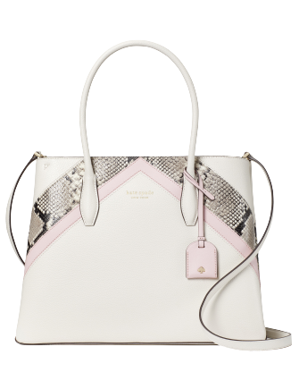 Kate Spade New York Eva Chevron Medium Top Zip Satchel