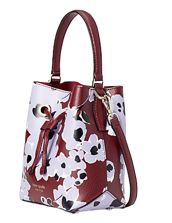 Kate Spade New York Eva Floral Bouquet Small Bucket Crossbody