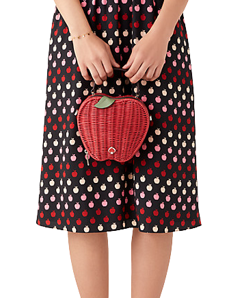 Kate Spade New York Honeycrisp Apple Basket Crossbody Bag