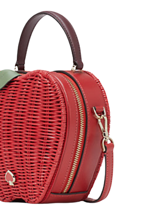 Kate Spade New York Honeycrisp Apple Basket Crossbody Bag
