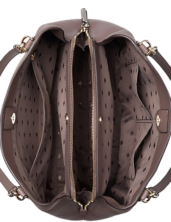 Kate Spade New York Jackson Mixed Material Large Triple Compartment Shoulder Bag