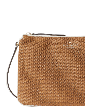 Kate Spade New York Jackson Straw Triple Gusset Crossbody