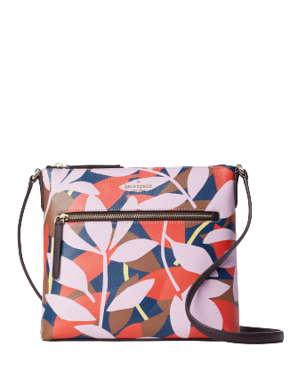 Kate Spade New York Jackson Tropical Toss Top Zip Crossbody
