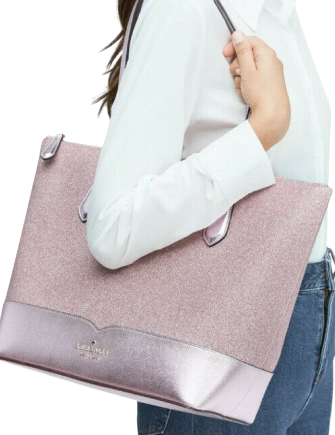 Kate Spade New York Lola Glitter Tote