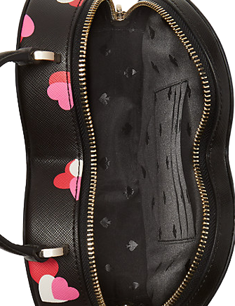 Kate Spade New York Love Shack Flutter Hearts Printed Heart Purse
