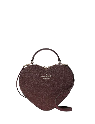 Kate Spade New York Love Shack Glitter Heart Bag