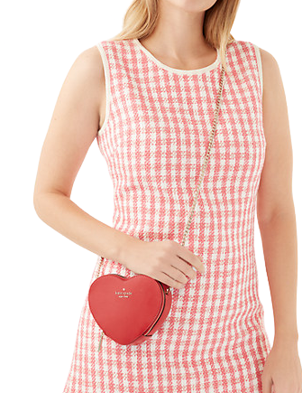 Kate Spade New York Love Shack Mini Heart Crossbody Bag