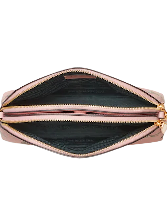 Kate Spade New York Morgan Leopard Double zip Dome Crossbody