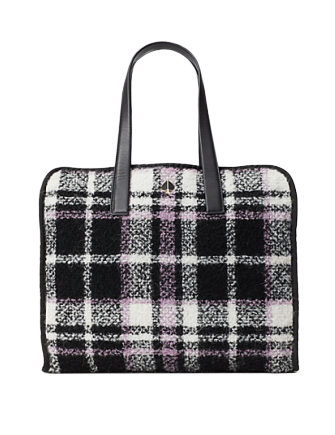 Kate Spade New York Morley Plaid Large Tote