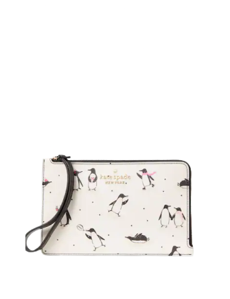 Kate Spade New York Staci Medium Penguin Wristlet