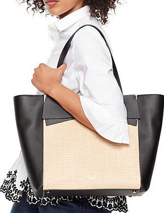 Kate Spade New York Olive Drive Straw Savannah Tote