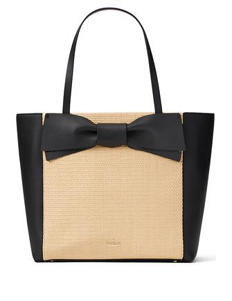 Kate Spade New York Olive Drive Straw Savannah Tote