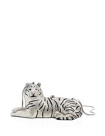 Kate Spade New York Place Your Bets Rhinestone Tiger Clutch