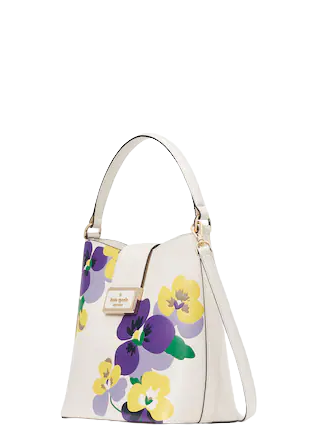 Kate Spade New York Reegan Pansy Toss Bucket Bag