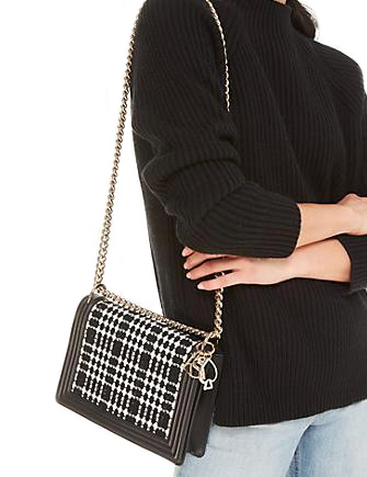 Kate Spade New York Reese Park Tweed Marci Shoulder Bag