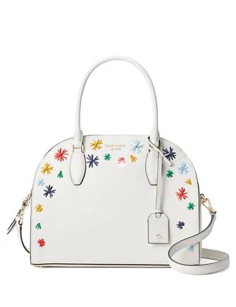 Kate Spade New York Reiley Raffia Large Dome Satchel