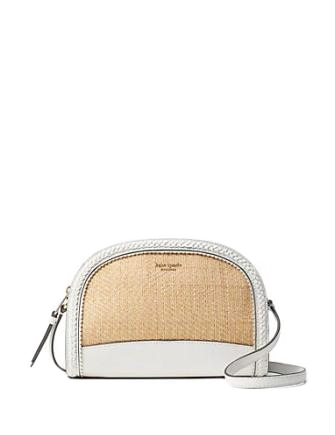 Kate Spade New York Reiley Straw Dome Crossbody