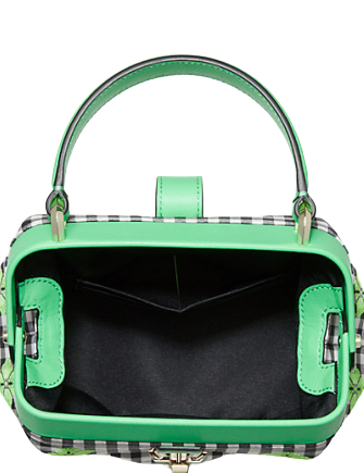 Kate Spade New York Remedy Gingham Small Top Handle Bag