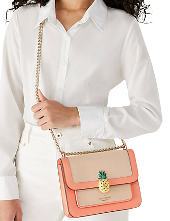 Kate Spade New York Remi Pineapple Flap Chain Crossbody