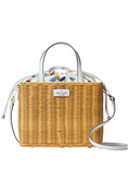 Kate Spade New York Sam Wicker Lemon Zest Medium Satchel