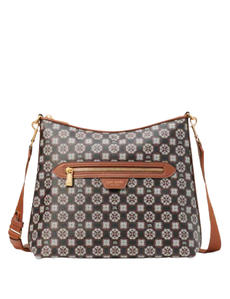 Kate Spade New York Spade Flower Coated Canvas Medium Messenger Bag