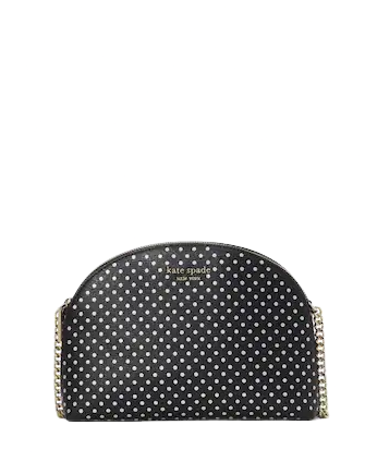 Kate Spade New York Spencer Metallic Dot Double-zip Crossbody
