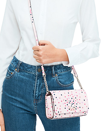 Kate Spade New York Staci Festive Confetti Small Flap Crossbody