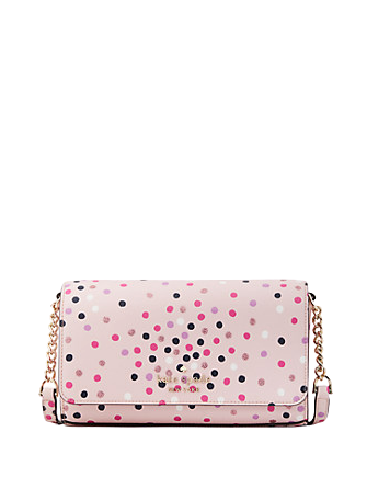 Kate Spade New York Staci Festive Confetti Small Flap Crossbody