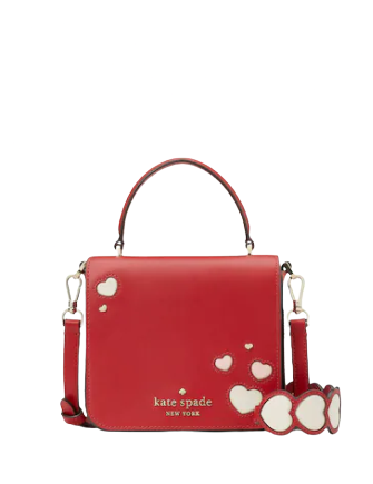Kate Spade New York Staci Square Heart Crossbody Bag