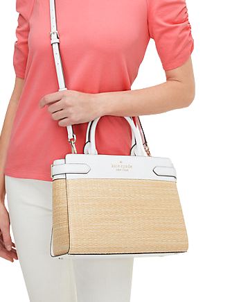 Kate Spade New York Staci Straw Medium Satchel
