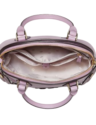 Kate Spade New York Sylvia Graphic Clover Applique Medium Dome Satchel